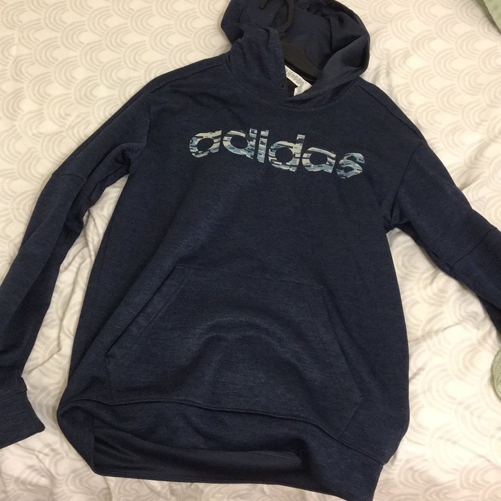 Blue Adidas Hoodie